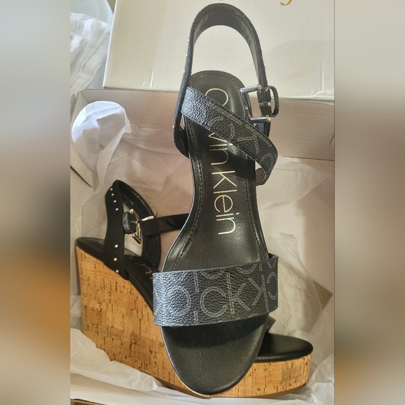 Calvin Klein Wedge Shoes - Picture 2 of 3